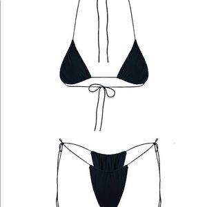 naked wardrobe | Swim | Naked Wardrobe Itty Bitty Bikini Set In Black